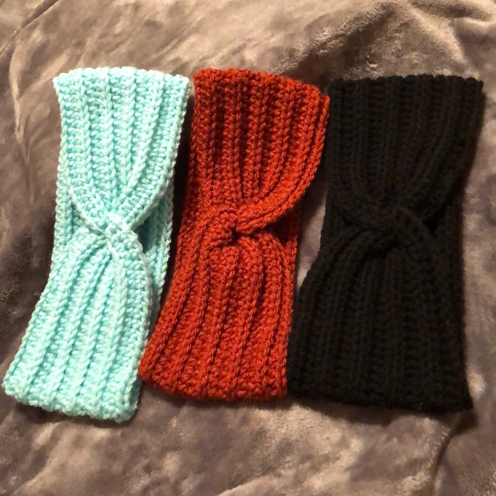 Home made crochet headbands!